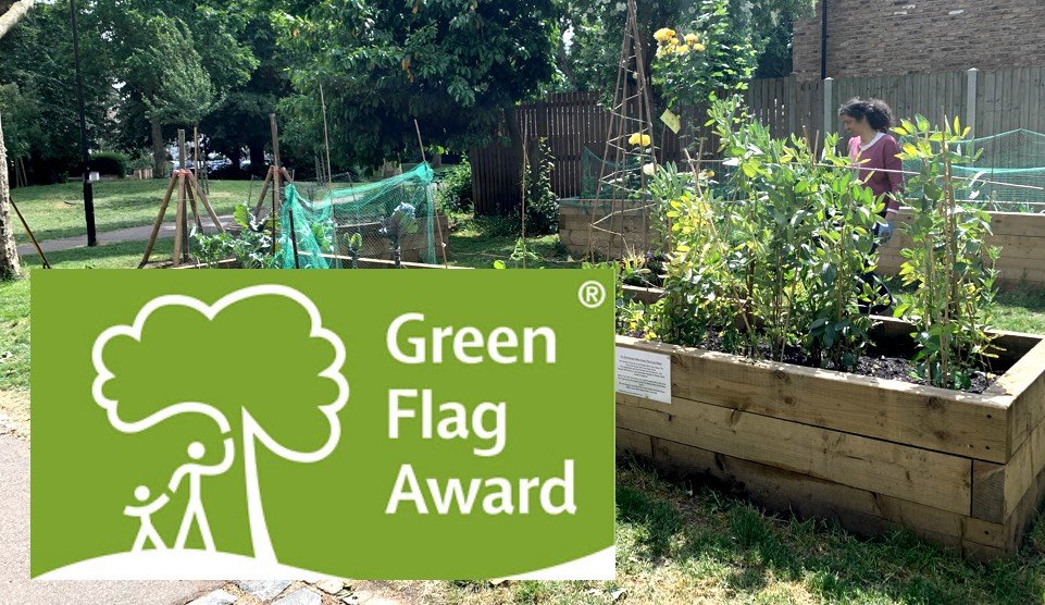 Wray Crescent park has won a Green Flag Award