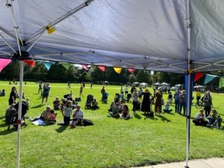 View from the stage