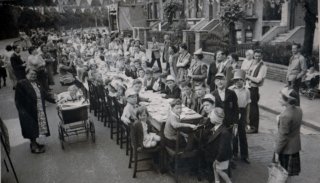 Wray Crescent, 1953 Coronation, Street Party Wray Crescent, 1953 Coronation, Street Party