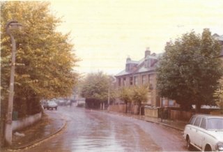 Wray Crescent turning on Turle Road in 1973 Wray Crescent turning on Turle Road, Islington North in 1973