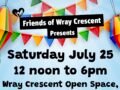 Announcing: Wray Crescent Festival, July 25